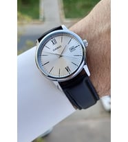 Casio CSISTE122 Kadranı Gümüş Kordonu Siyah Renk Erkek Kol Saati