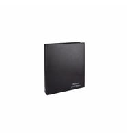 Kartvizit Albümü 10 Sıralı 240 Kartlık İndeksli Business Card Album 26,5x32 cm (Siyah)