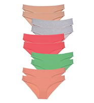 10 adet Süper Eko Set Likralı Kadın Slip Külot Soft Renkler