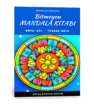 Bitmeyen Mandala Kitabı (Boya Sil Mandala)