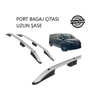 E - TRANSİT CUSTOM ELEKTİRİKLİ UZUN ŞASE 2025 2026 2027 PORTBAGAJ TAVAN ÇITASI GRİ
