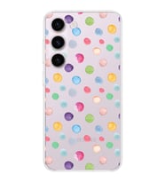 PrintiFy Samsung Galaxy S24 Plus ile Uyumlu 1mm Slim Fit Water Color 6 Baskılı Şeffaf  Kılıf