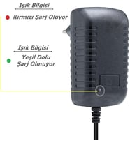 12.6V - 3A 3s Lithium Ion Battery Charger 5.5-2.5mm Uçlu Lityum Iyon Pilli Şarjlı El Aletleri Için Uygun Şarj Cihazı