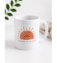 Sunshine Tasarım Porselen Kupa ( Kişiye özel isim baskısı yapılabilir )