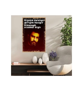 Ahşap Retro Mdf Poster , Komik Sözler , Duvar Yazıları , Manzara ,  Tarih , Edebiyat - Tbl0451