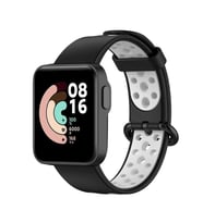 Xiaomi Redmi Watch 2 Lite Uyumlu Kordon Silikon Esnek Yumuşak Delikli Spor KRD-02 Kayış
