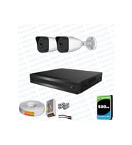 Provzen RV HiLook 2 Kameralı Full HD Geniş Açı Güvenlik Kamerası