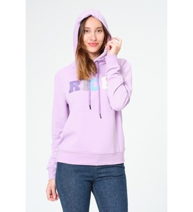 Kadın Kapüşonlu Süzüne Baskılı Sweatshirt