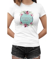 Tropical Vibes Beyaz Kadın Tshirt