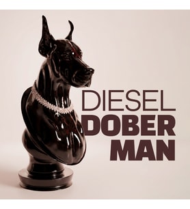 DIESEL DOBERMAN Dekoratif Doberman Büst