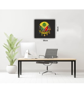 Teksframe (lightbox) Işıklı Osmanlı Tuğrası 50x50 Cm