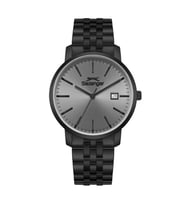 Slazenger SL.09.2529.1.04 Takvimli 10 Atm Suya Dayanıklı Çelik Kasa Siyah Renk Erkek Kol Saati