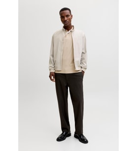 JACK & JONES JPRBLUBRAD Bomber Jacket Erkek Ceket (Bej)