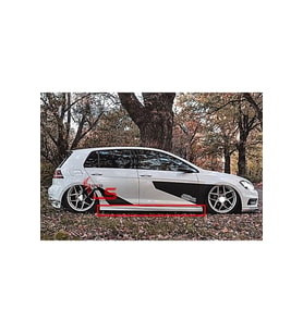 VW GOLF 7 MARŞPİYEL SAĞ SOL TAKIM FİBERGLASS BOYASIZ Uyumlu