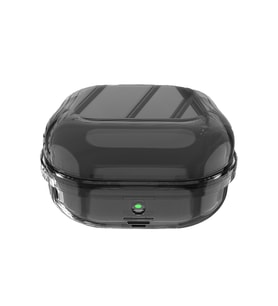 Lexroo Galaxy Buds 4 Pro Kılıf Şeffaf Silikon 360 Derece Koruma Airbag 47 Kılıf - Siyah