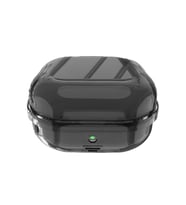 Lexroo Galaxy Buds 4 Pro Kılıf Şeffaf Silikon 360 Derece Koruma Airbag 47 Kılıf - Siyah