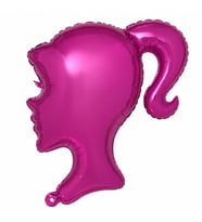 Pembe Kız Folyo Balon