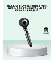 Aç Kapa Tuşlu Filtreli Duş Başlığı Yeni Nesil Tasarım