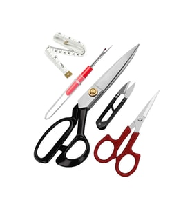 Çelik Profesyonel Kumaş Kesim Makası Set 10 No 25cm