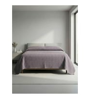 Sofline Premium %100 Pamuk Çift Kişilik Yazlık Pike, Yatak Örtüsü,terletmez Kumaş(PUDRA RENK) (240X200CM)