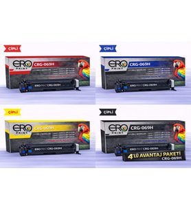 Canon i-SENSYS MF-754Cdw Yüksek Kapasite 4 Renk Set Çipli Muadil Toner