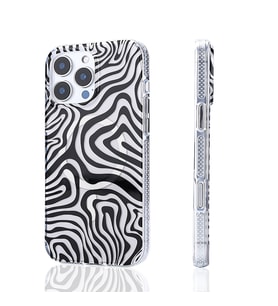 Lexroo iPhone 14 Pro Max Kılıf M-safe Şarj Özellikli Jago Kılıf - Siyah-Beyaz
