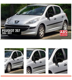 Peugeot 207 / 2006-2012 Batman Yarasa Ayna Kapağı