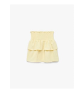 Koton Gipeli Kat Detaylı Mavi Kız Çocuk Etek 6SKG70130AW