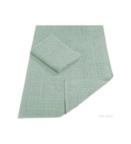 2 Li Banyo Ayak Havlusu %100 Pamuk 50X70 Cm Menesch Yeşil