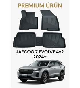 Jaecoo 7 Evolve 4x2 2024+ Uyumlu 3D Havuzlu Oto Paspas Premium