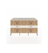 Kronos Konsol 4 Raflı 2 Çekmeceli 8 Kapaklı 176x59x99 Aytaşı-Çam/Aytaşı