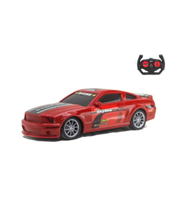 1/16 Ölçek Uzaktan Kumandalı Spor Araba Mustang Kırmızı