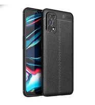 Realme 7 Pro Kılıf Esnek Pu-Deri Leather-Pu Serisi Protected Case (Siyah)