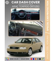 AUDI A6 (1997-2004) Torpido Örtüsü Ön Göğüs Koruma Torpido Koruma Araca Özel Kaymaz Kolay Montaj