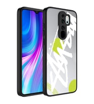 Xiaomi Redmi Note 8 Pro Kılıf Aynalı Desenli Kamera Korumalı Parlak Zore Mirror Kapak Yazı