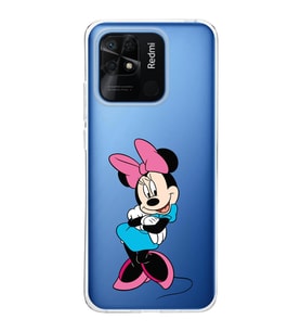 Redmi 10c  Kapak Minnie Mouse Tasarımlı Şeffaf  Kılıf