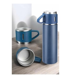 Mey İthalat® 500 ml Kapasiteli Taşınabilir Basınçlı Termos Seti Günlük Kullanım için İdeal