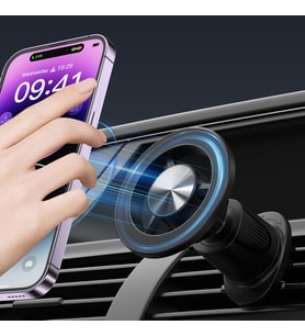 Otomobil Cep Telefonu Tutucu, Titreşim Önleyici Araç Tutucu, iPhone 14/13/12 Serisi ve Tüm Akıllı Telefonlar için, Araç Tutucu, 360° Dönebilir, Mıknatıslı Cep Telefonu Tutucu, Araç zhoppy
