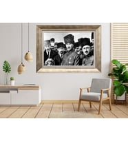 Gümüş Çerçeveli Atatürk Tablo as79