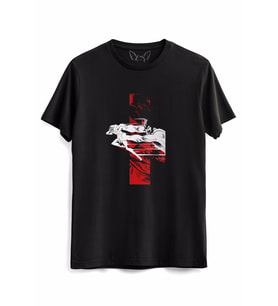 Devilman Crybaby Anime Siyah Tshirt