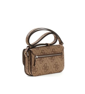 Guess Janie Logolu Dönüştürülebilir Kapaklı Kadın Kahverengi El Çantası HWOS9924210-LTL