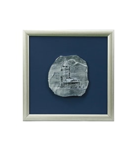 e38 EL İŞÇİLİĞİ RÖLYEF SAAT KULESİ 32*32 cm - 5609