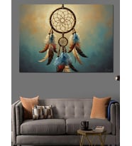 Tüylü Ve Mistik Düş Kapanı Dekoratif Kanvas - Mdf Ahşap Tablo