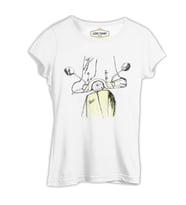 Vespa Beyaz Kadın Tshirt