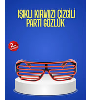 Gece Organizasyonları İçin Renkli LED Gözlük