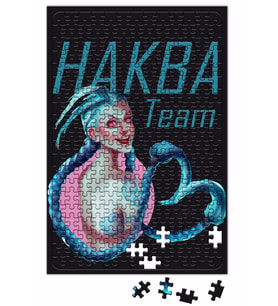 Jinx Art Hakba Team Puzzle 240 Parça Yapboz