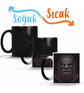Thanos Tıtan Legends Sihirli Kupa Bardak Porselen