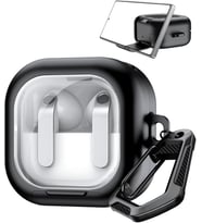 Lexroo Samsung Galaxy Buds4 Pro/Buds 4 için Kılıf Kulaklık Kılıfı Taşıma Askılı TPU Koruyucu
