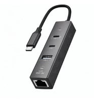 Type-C To 2 Type- Usb Gigabit Ethernet ZR1207