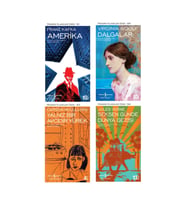 Amerika + Dalgalar + Yalnız Bir Avcıdır Yürek + Seksen Günde Dünya Gezisi- 4 Kitap Set
